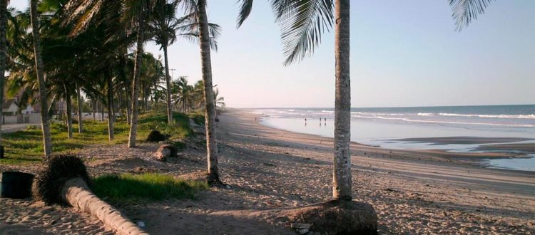 A Praia das Dunas, em Conceição da Barra